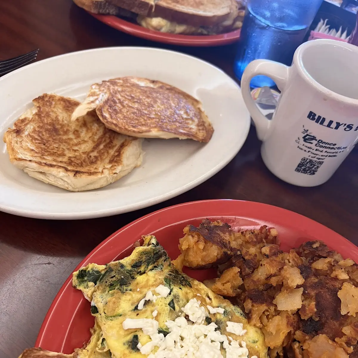 Spinach Feta Cheese Omelette