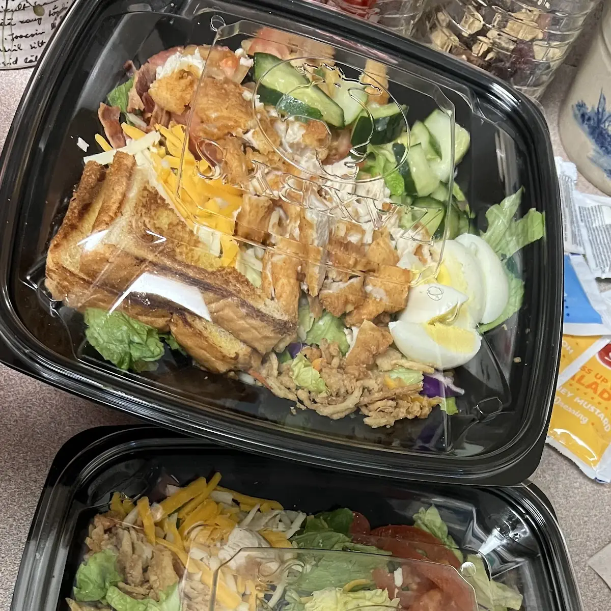 Cobb Salad with Fried Chicken