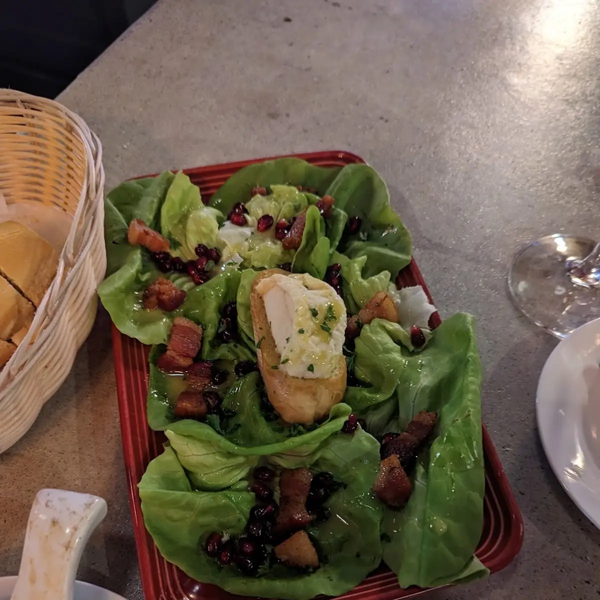 Warm Goat Cheese Salad