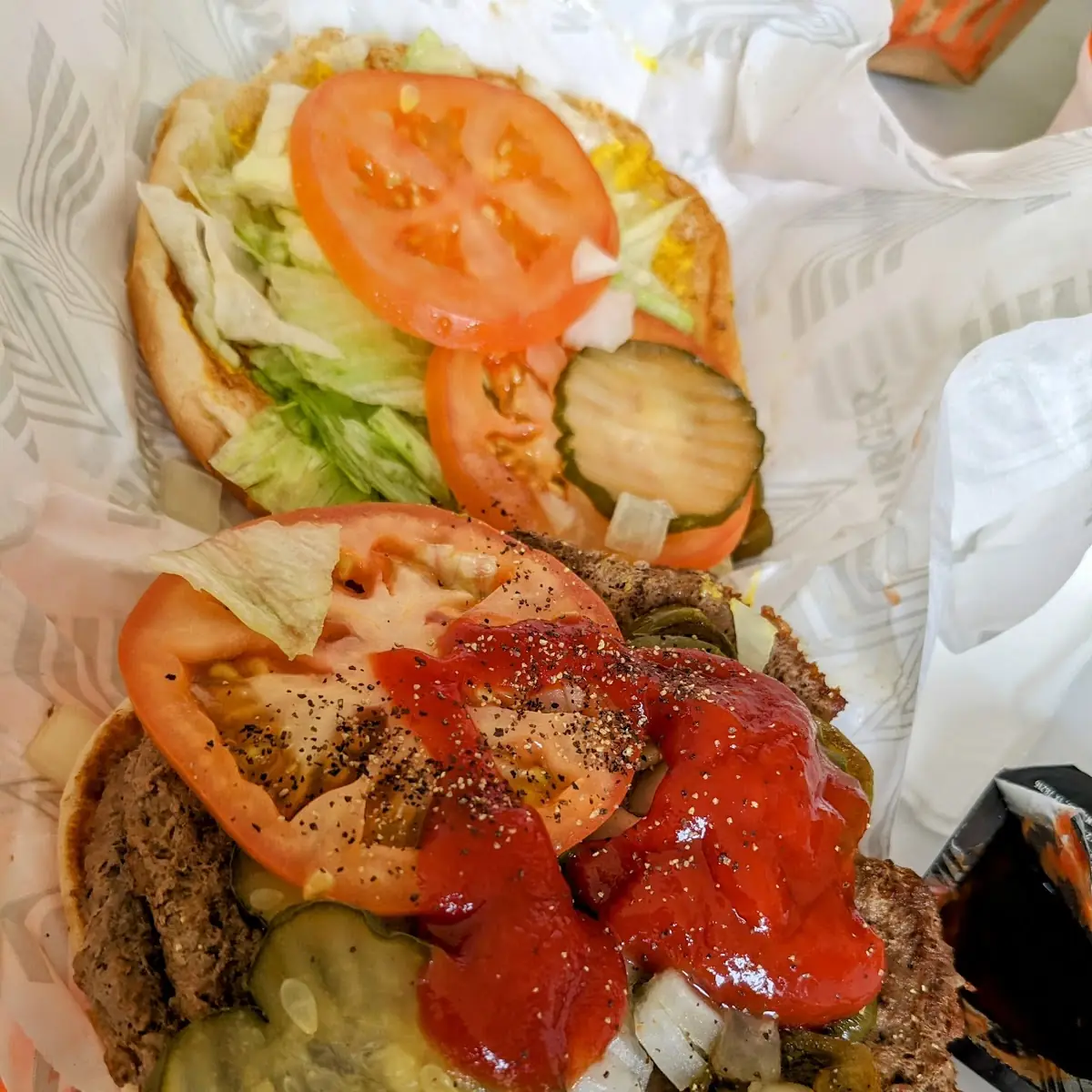 Whataburger 2 with Grilled Jalapeños