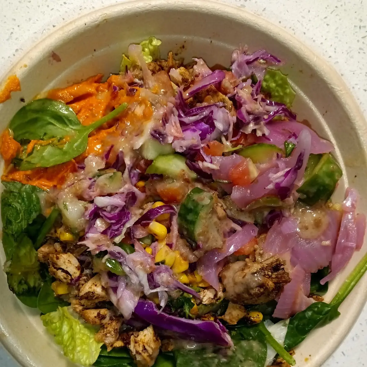 Balsamic Date Chicken Bowl