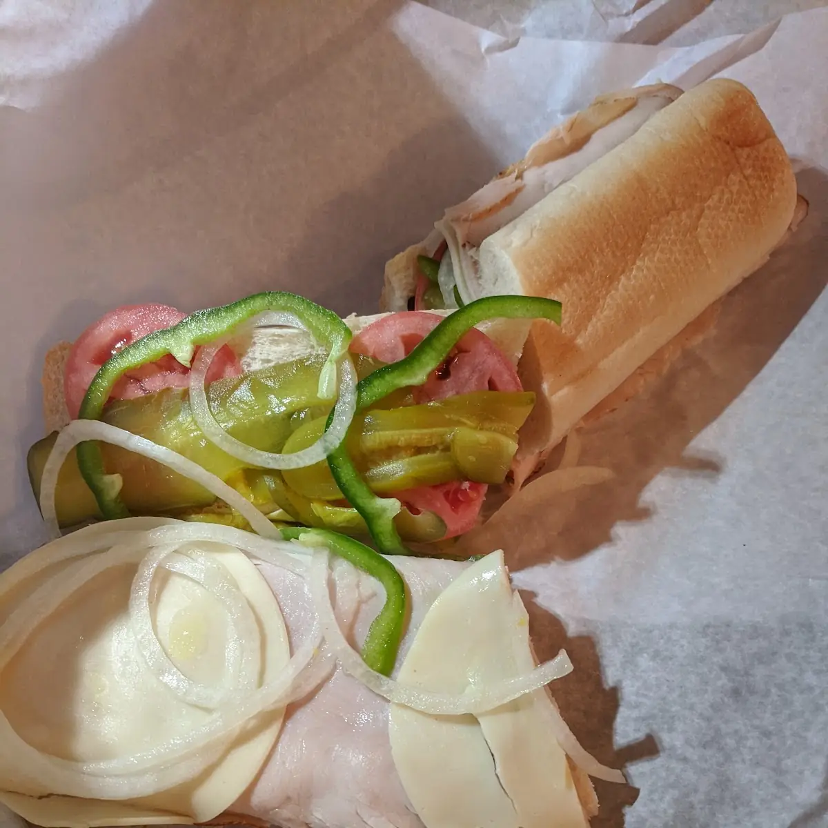 Turkey and Cheese Sandwich