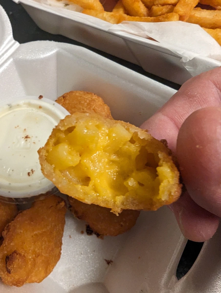 Fried Mac N Cheese Bites