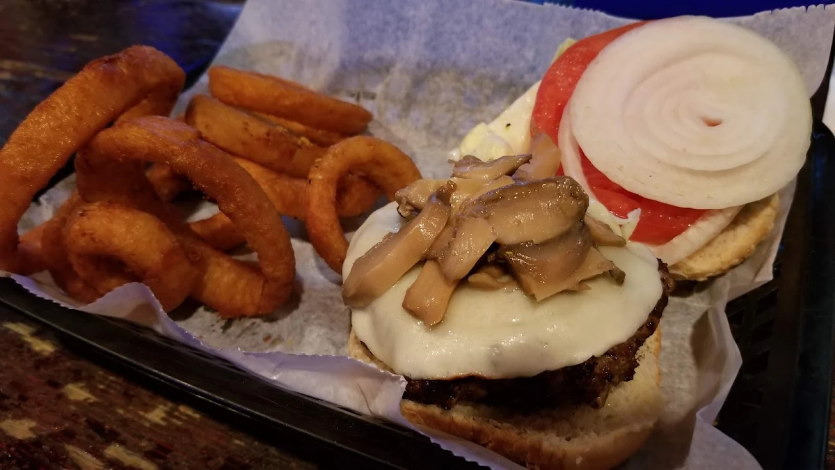 Mushrooms & Provolone Cheese Burger
