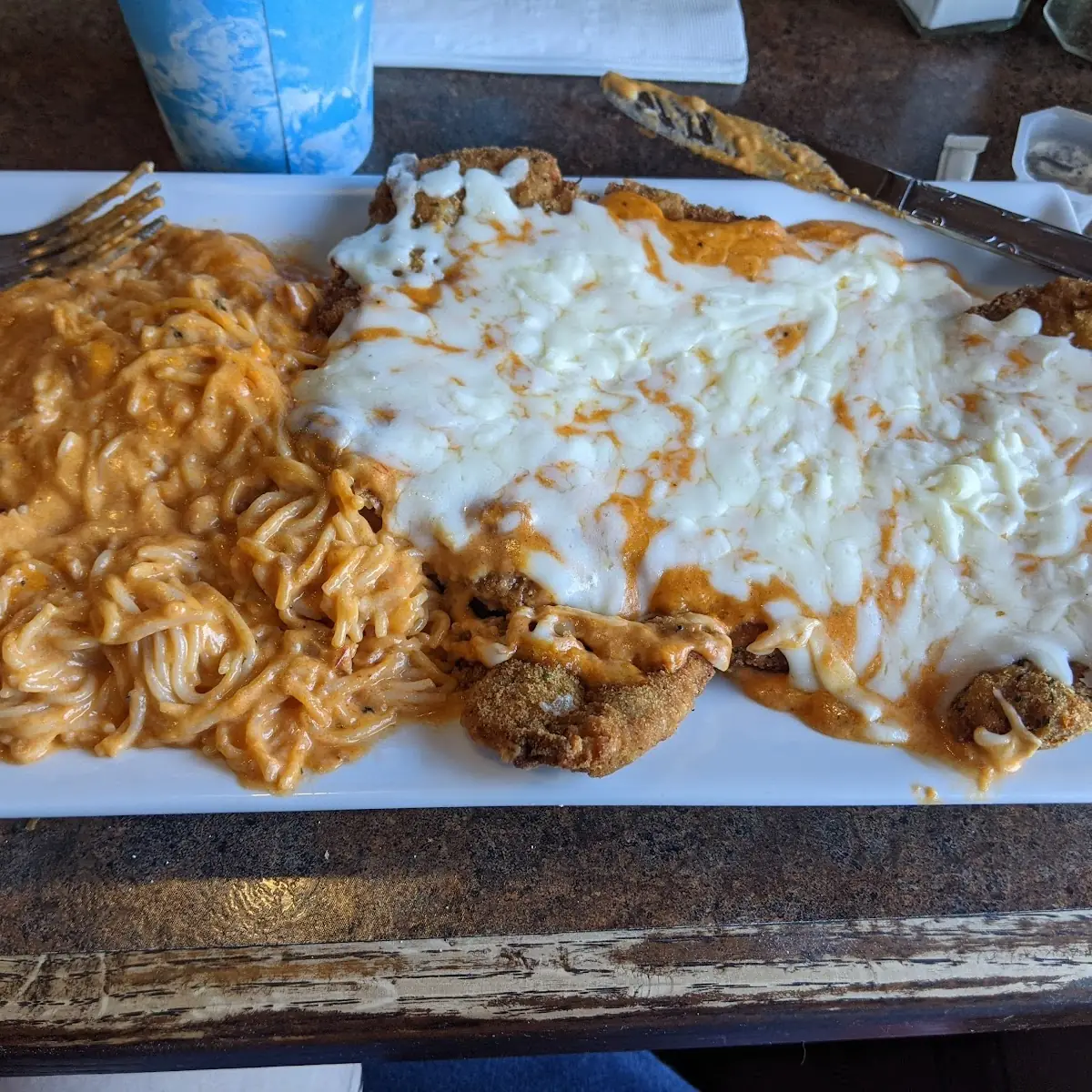 Veal Parm in Vodka Sauce