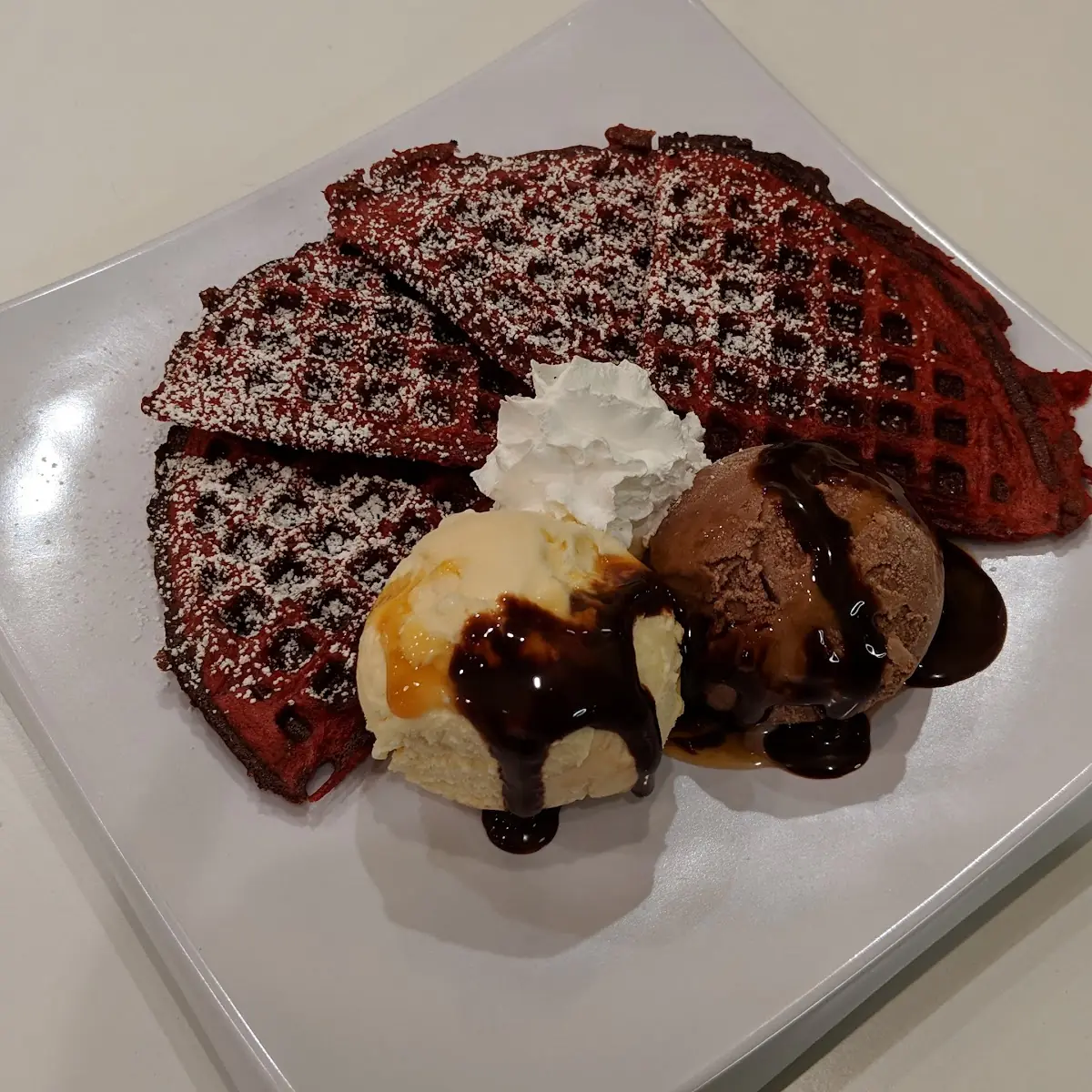 Red Velvet Waffles