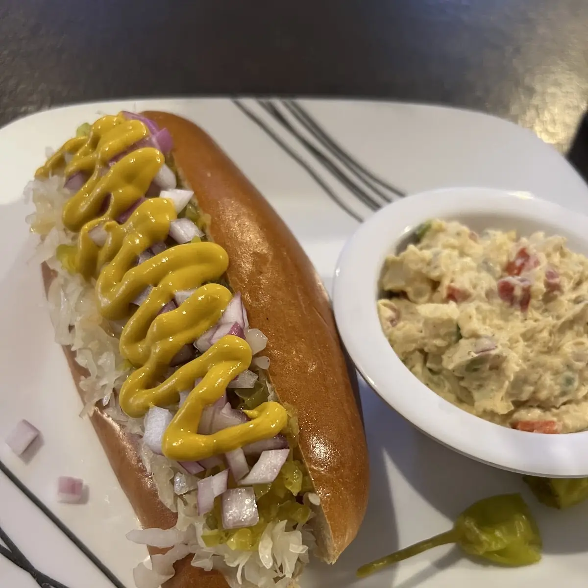 Bacon Cheddar Ranch Hot Dog