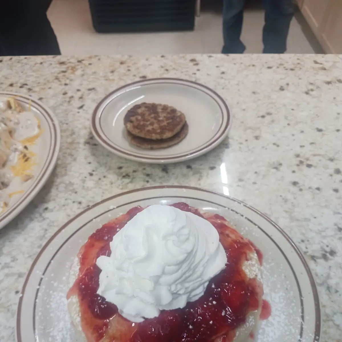 Strawberry Cheesecake Pancakes