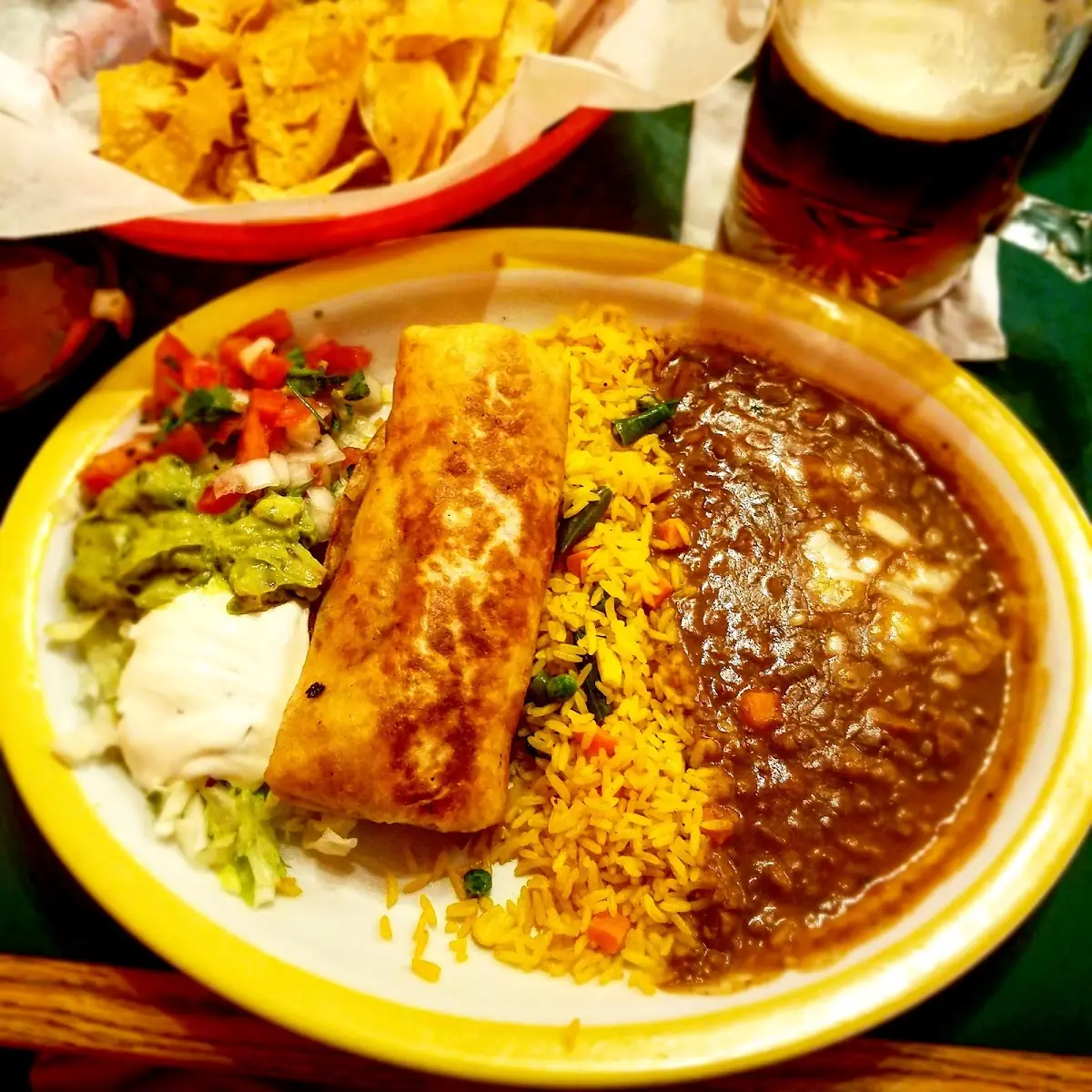 Beef Burrito with Red Sauce