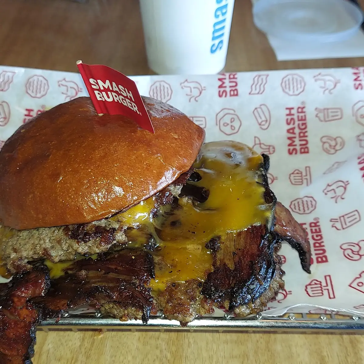 Smoked Bacon Brisket Burger