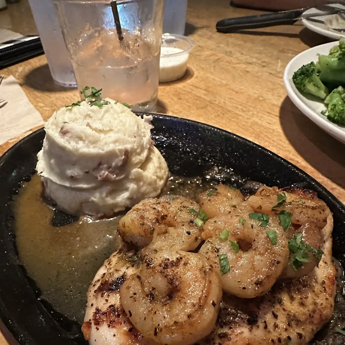 Shrimp 'N Parmesan Sirloin