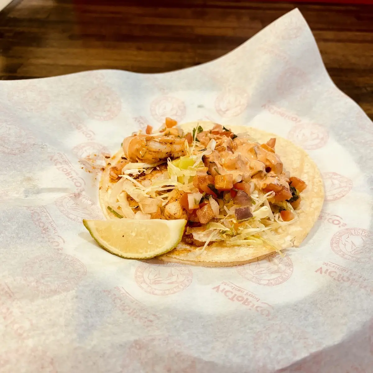 Baja Grilled Shrimp Taco