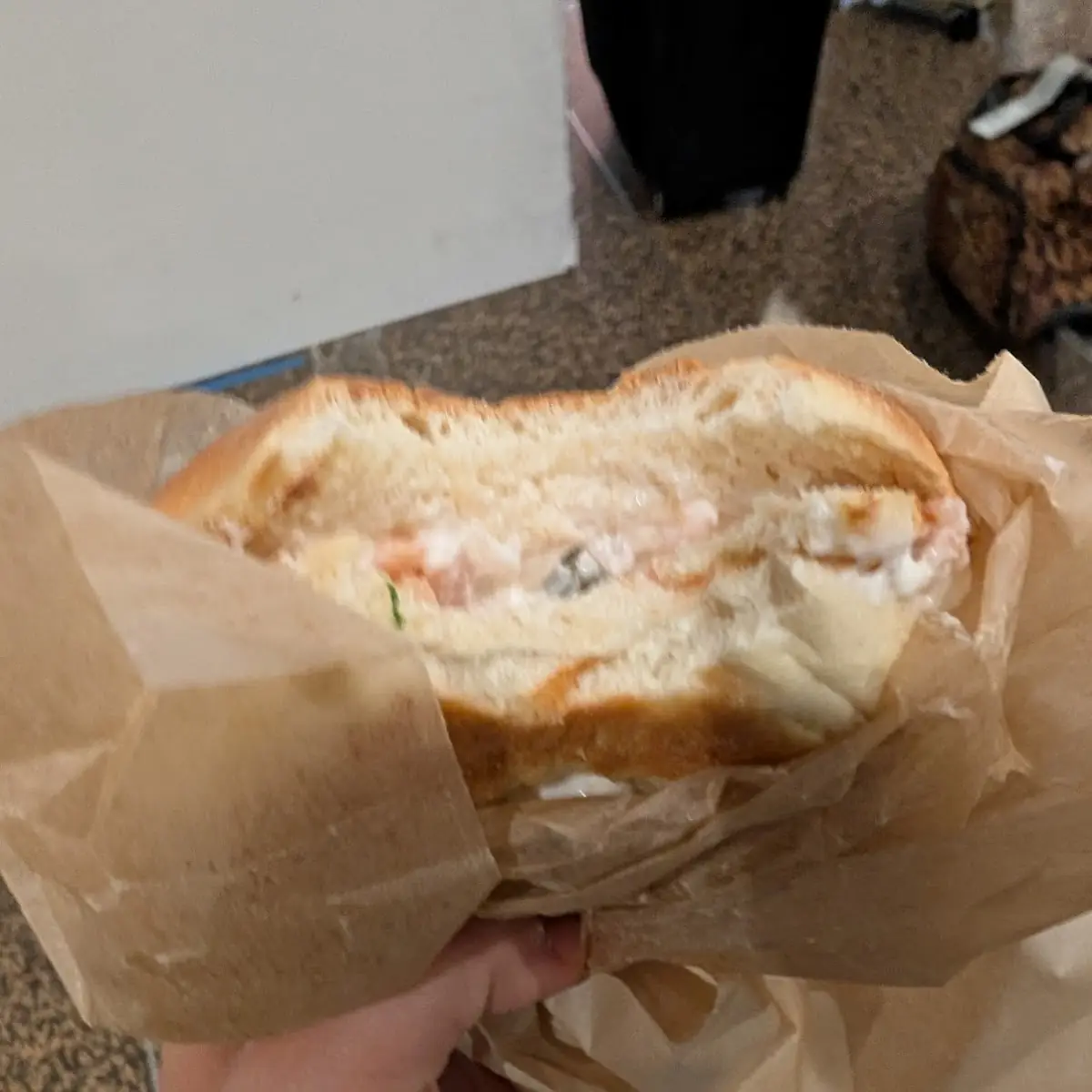 Plain Bagel with Lox Cream Cheese