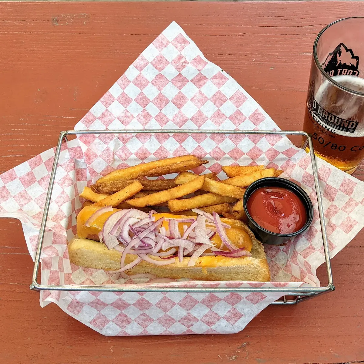 Hot Dog & Fries
