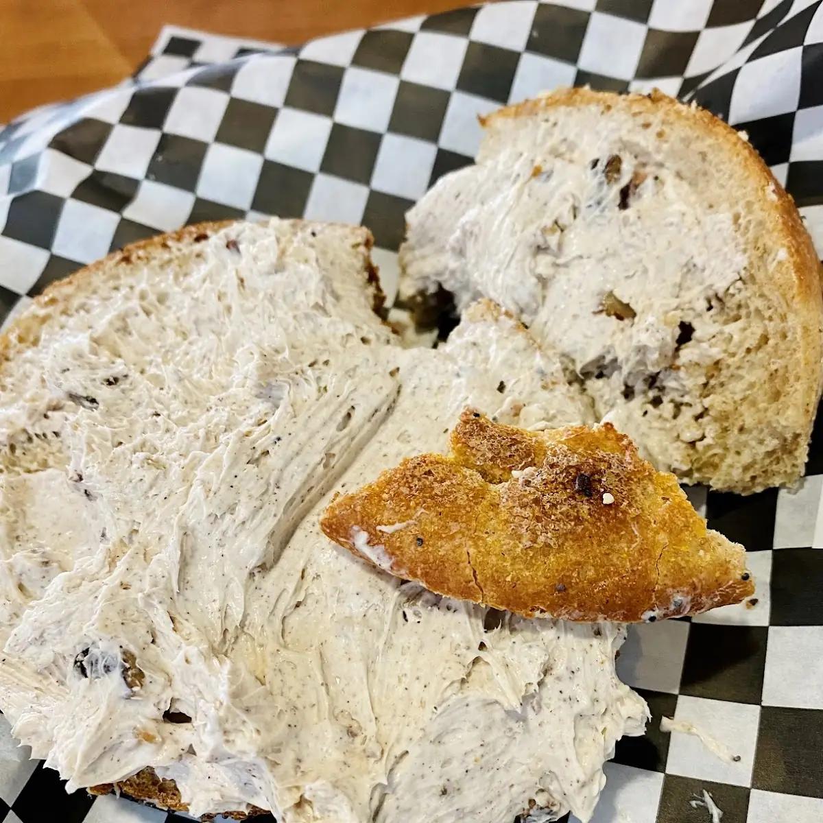 Honey Walnut Cream Cheese Schmear