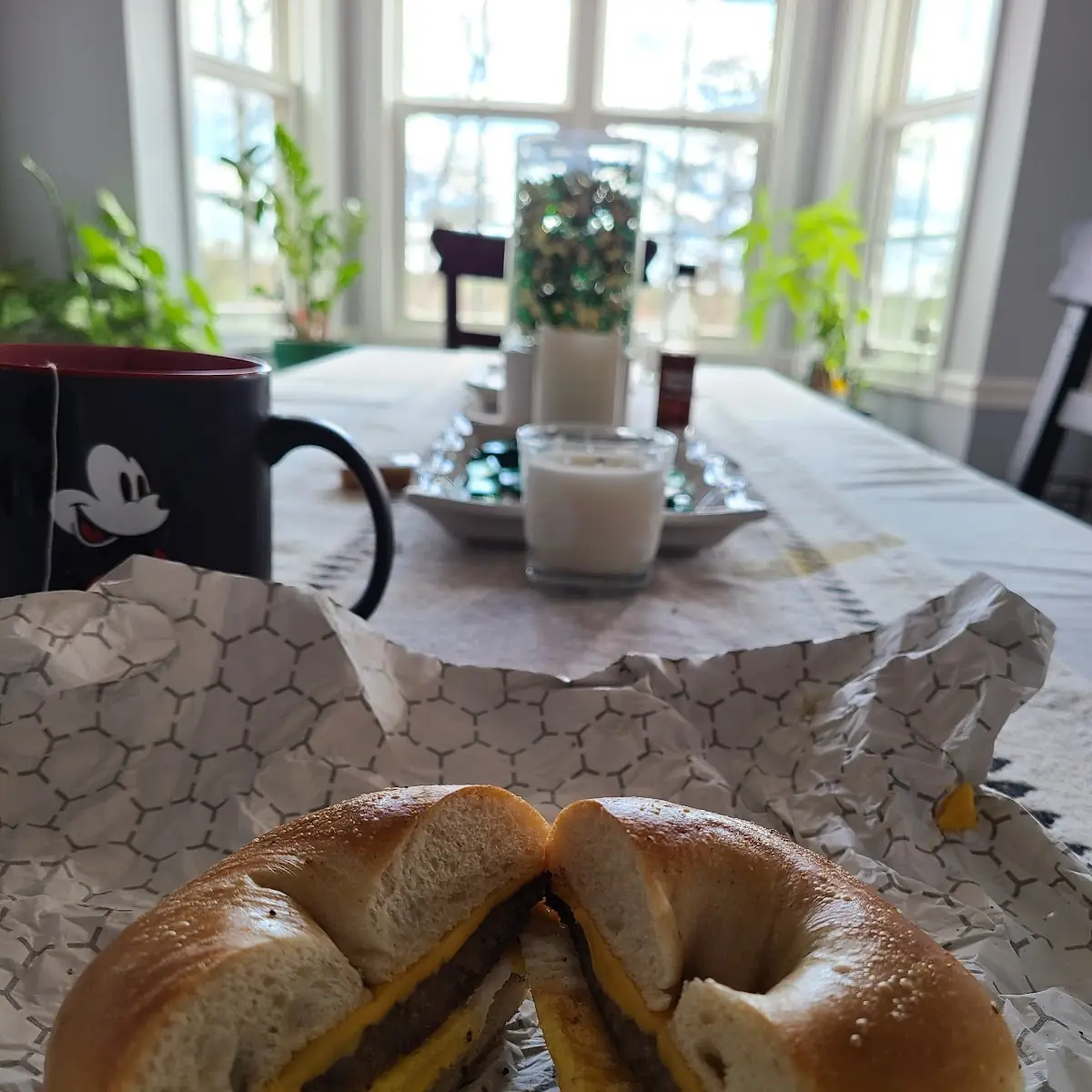 Sausage Egg Cheese Bagle