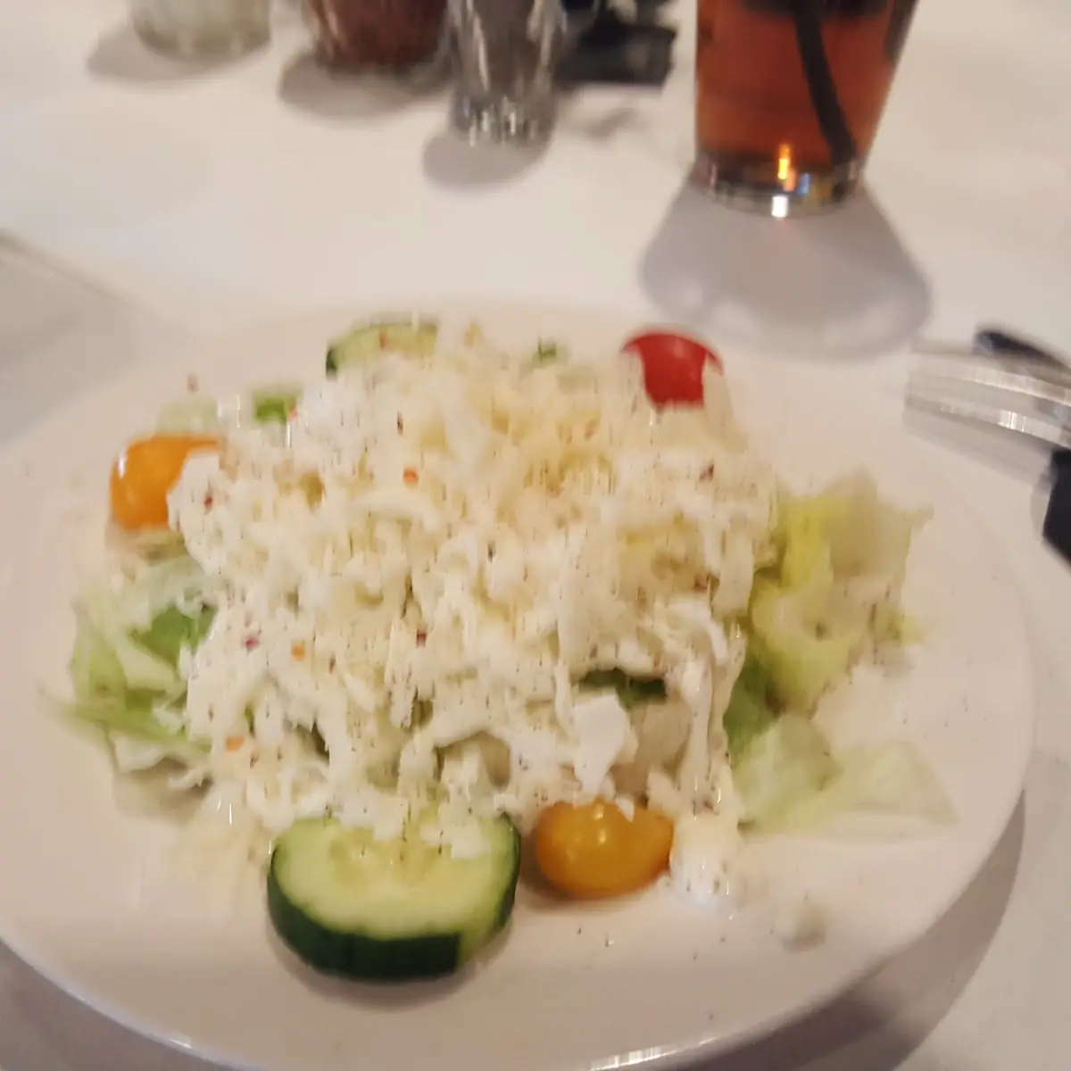 Side Salad with Mozzarella