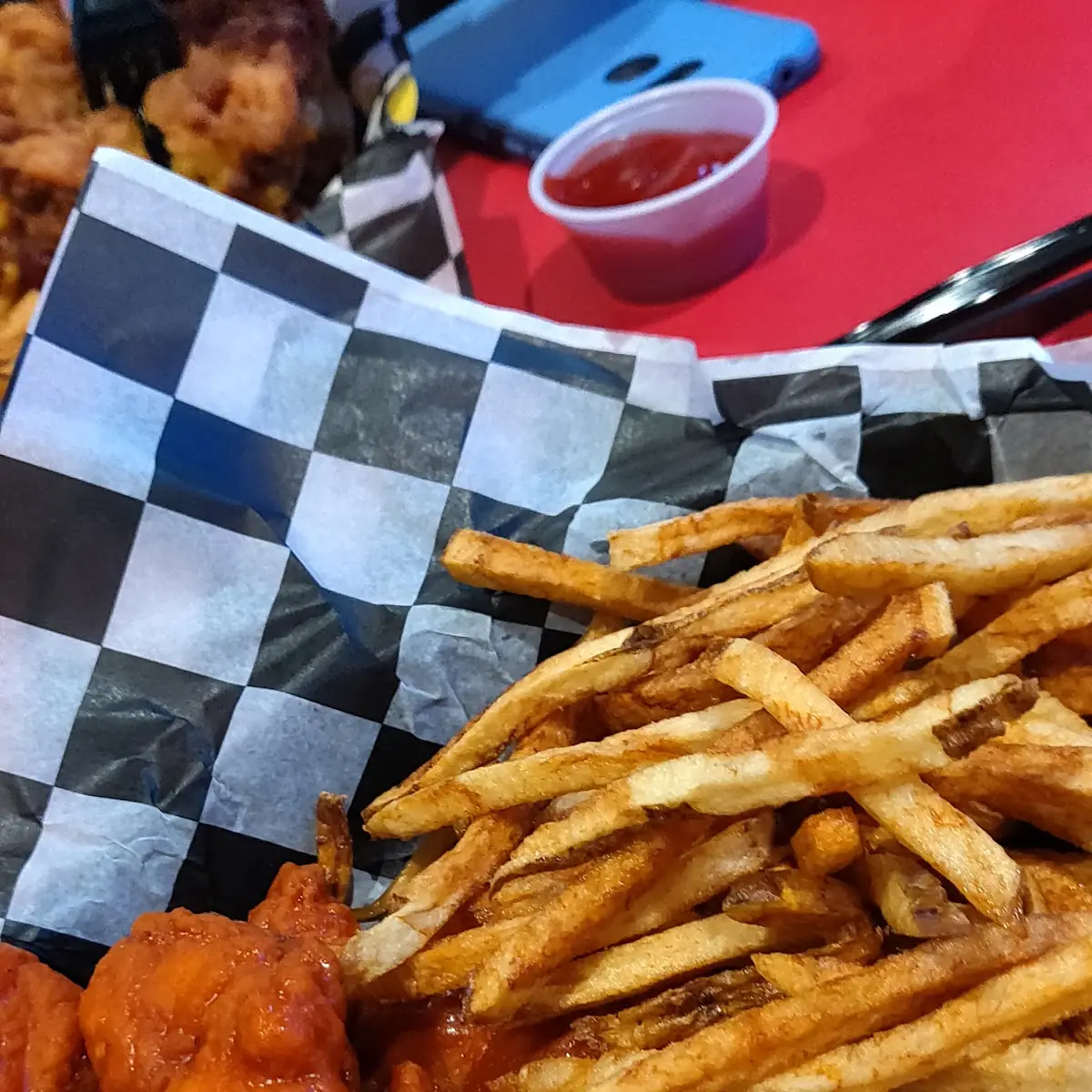 Hot Wings and Fries