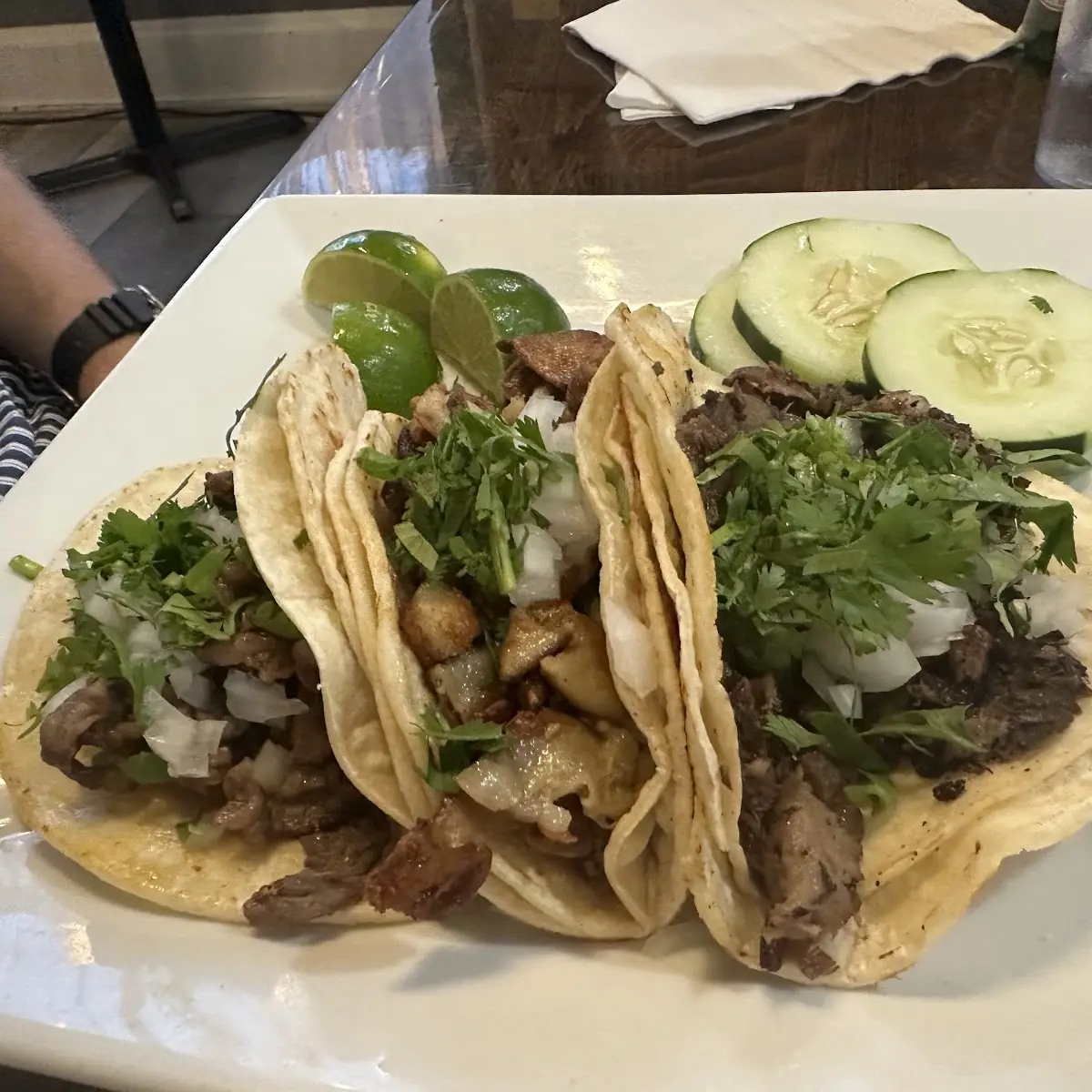 Steak and Al Pastor Tacos