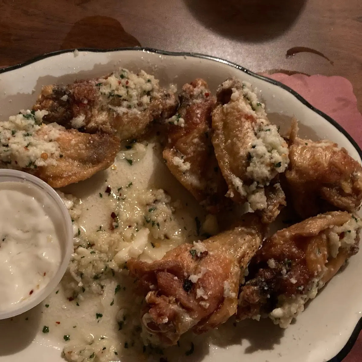 Garlic Parmesan Wings
