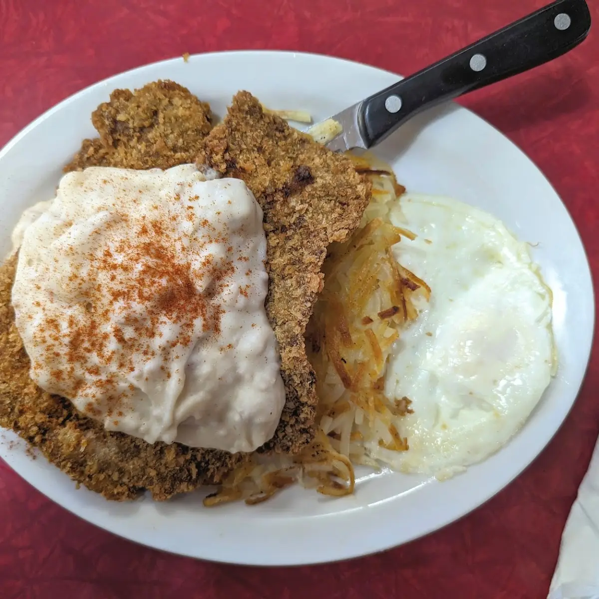 Chicken Fried Steak & Eggs