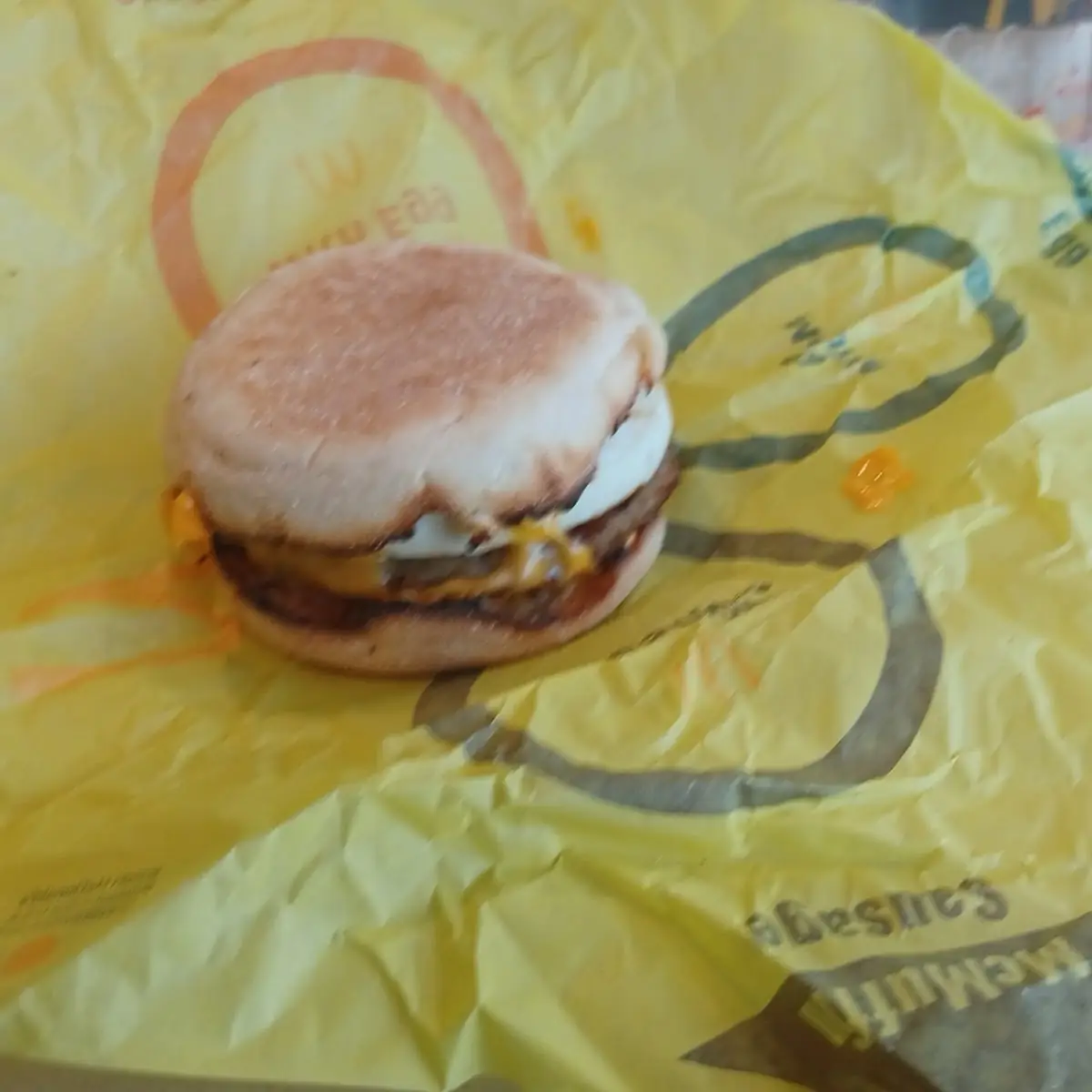 Sausage Egg & Cheese Mcmuffin