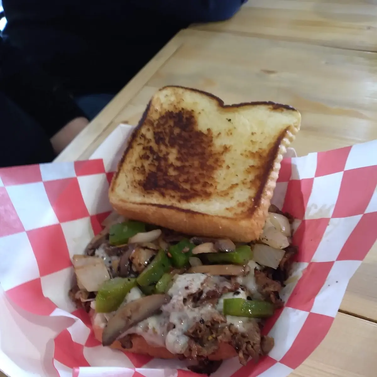 Philly Cheese Steak on Texas Toast