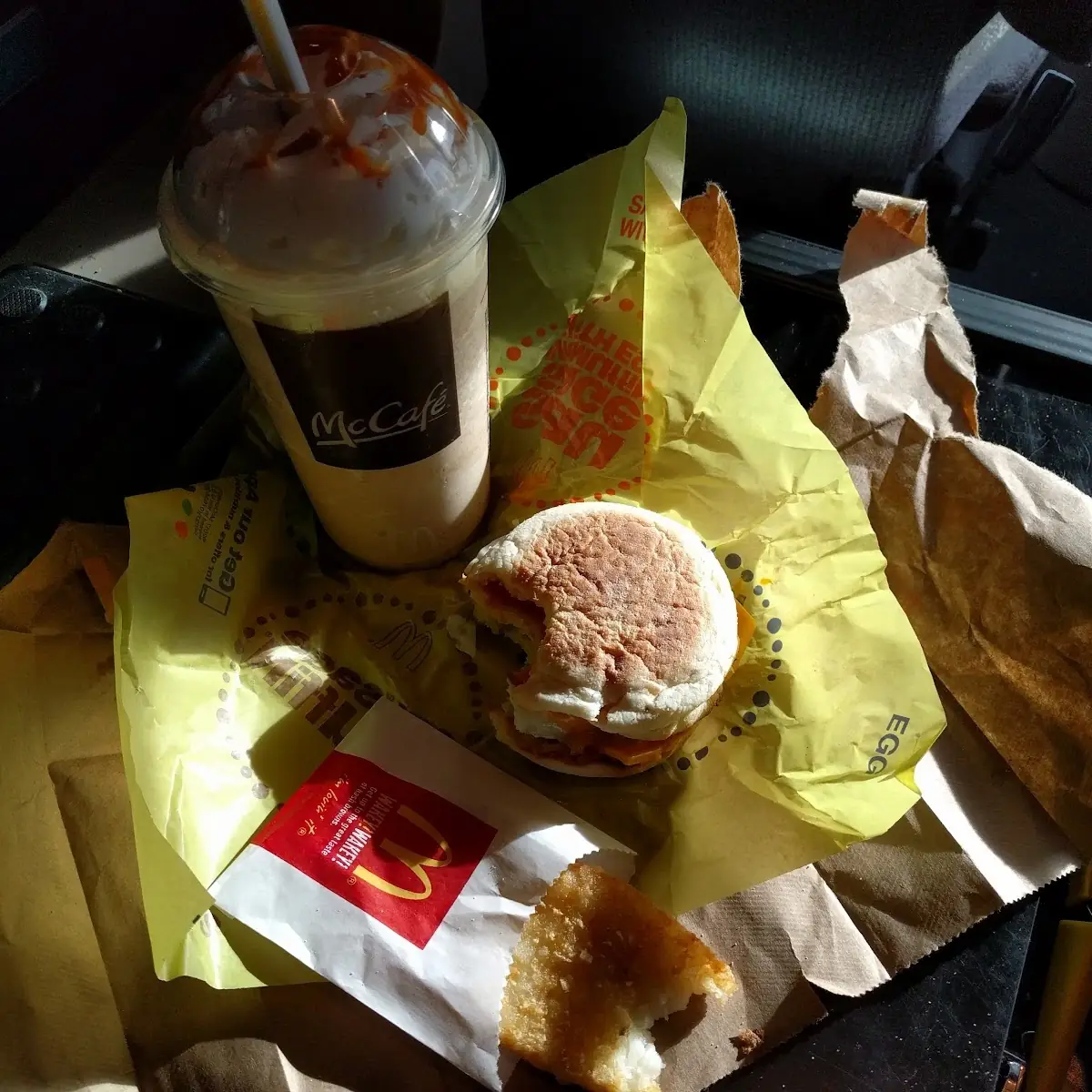 Egg Mcmuffin and Hash Browns