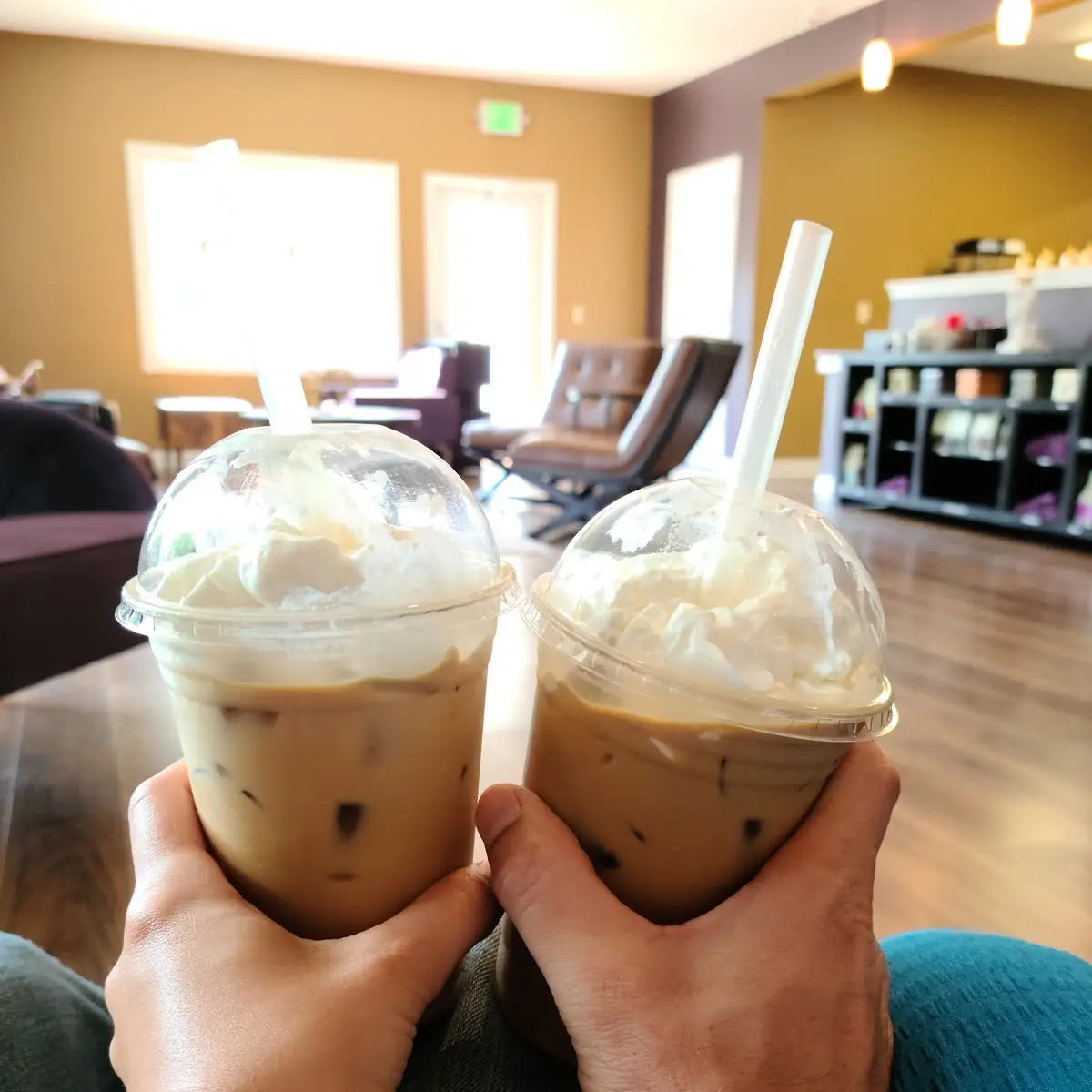 Iced White Chocolate Raspberry Mocha
