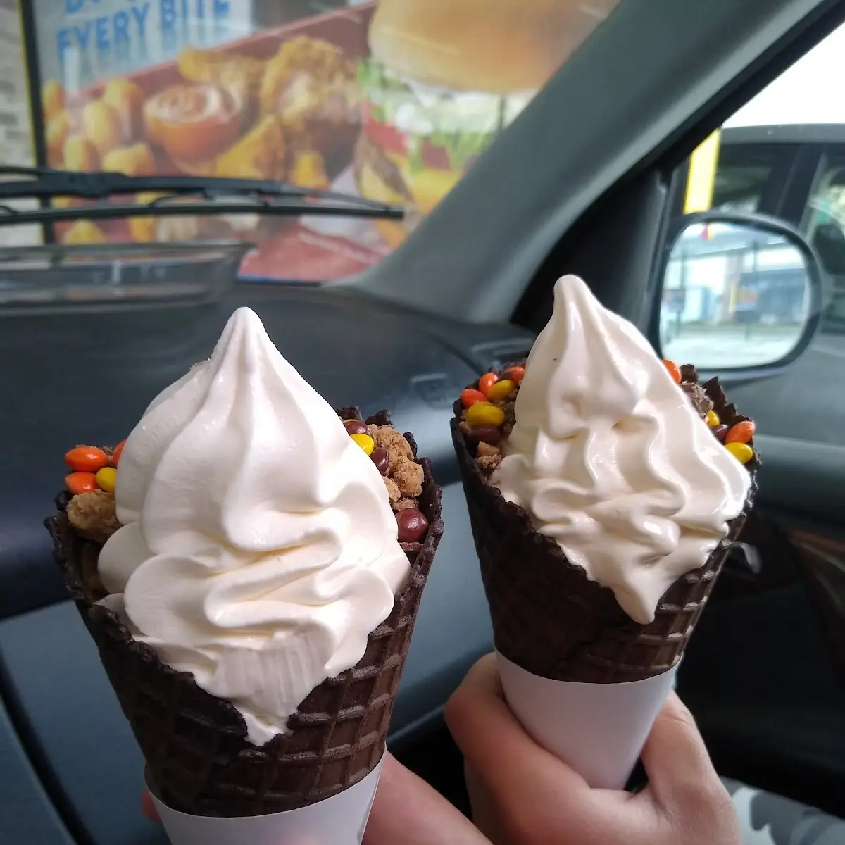 Reese's Overload Waffle Cone