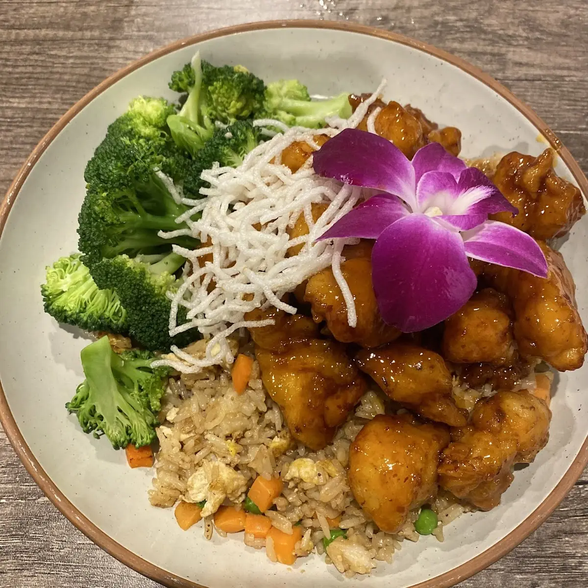 Orange Chicken Burrito