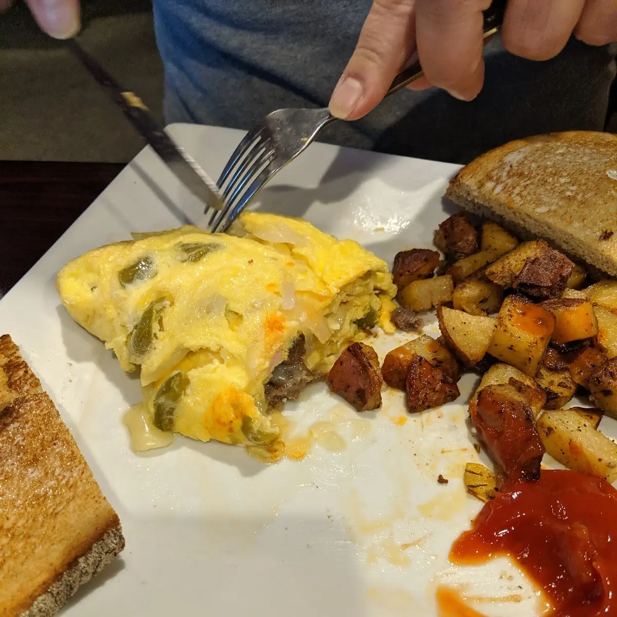 Philly Cheese Steak Omelet