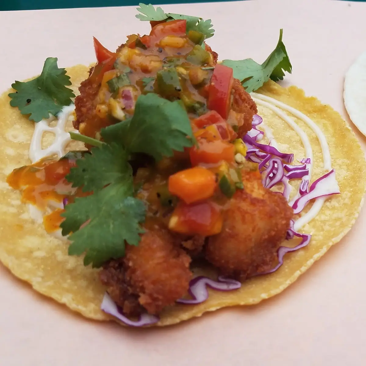 Fried Chicken Tacos