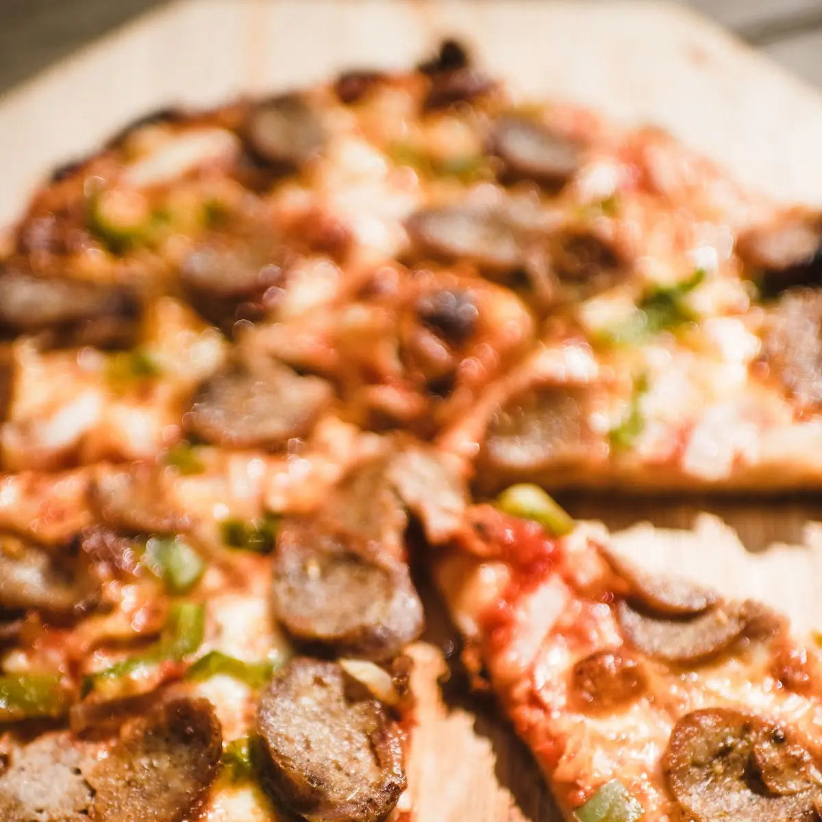 Chorizo Scallion & Hot Honey Pizza