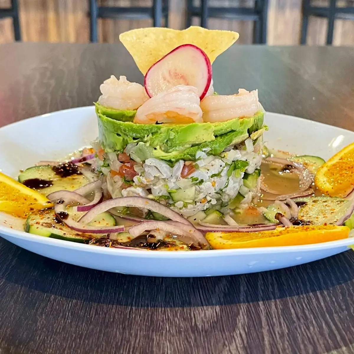 Tostada Ceviche De Pulpo