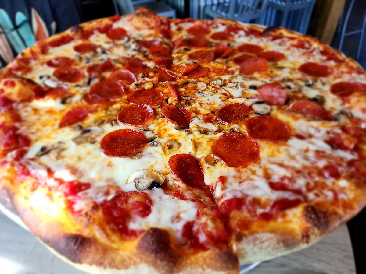 Pepperoni and Mushroom Pizza