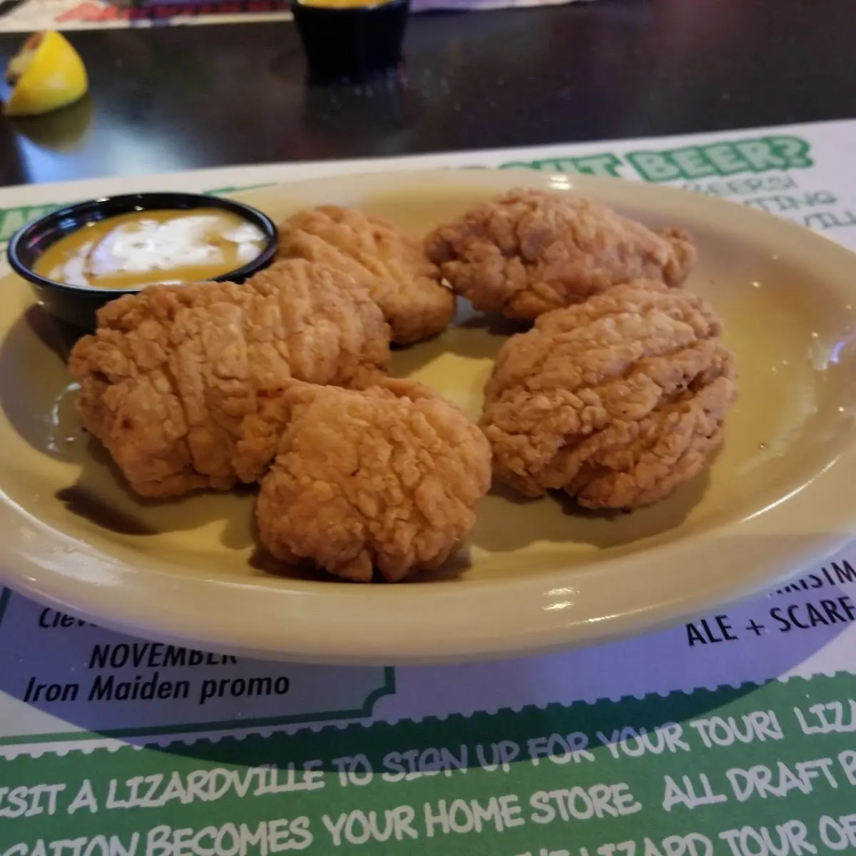 5 Boneless Chicken Wings
