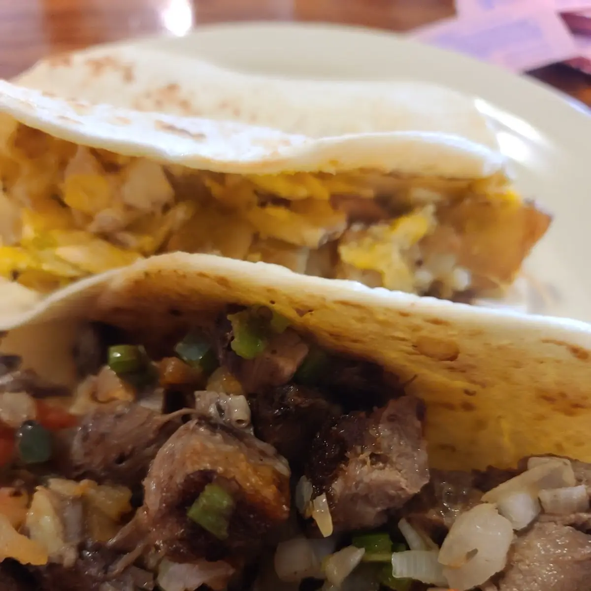 Breakfast Tacos Bacon Egg Chees
