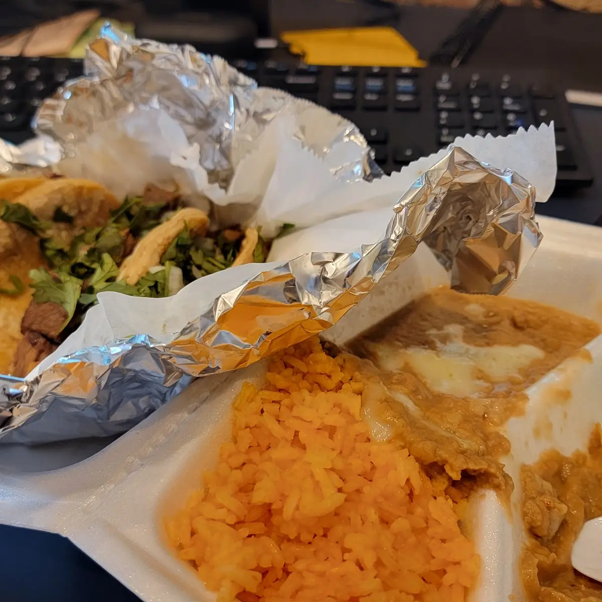 Tacos Rice & Beans