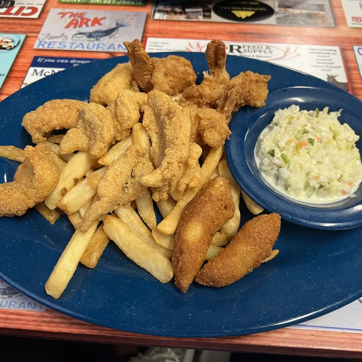 Catfish Nuggets and Fried Shrimp