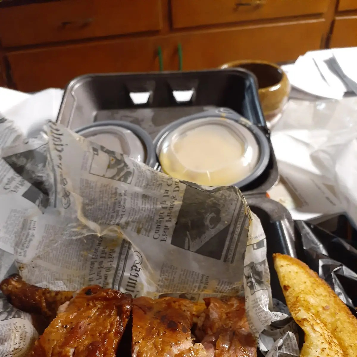 Chicken and Rib Plate