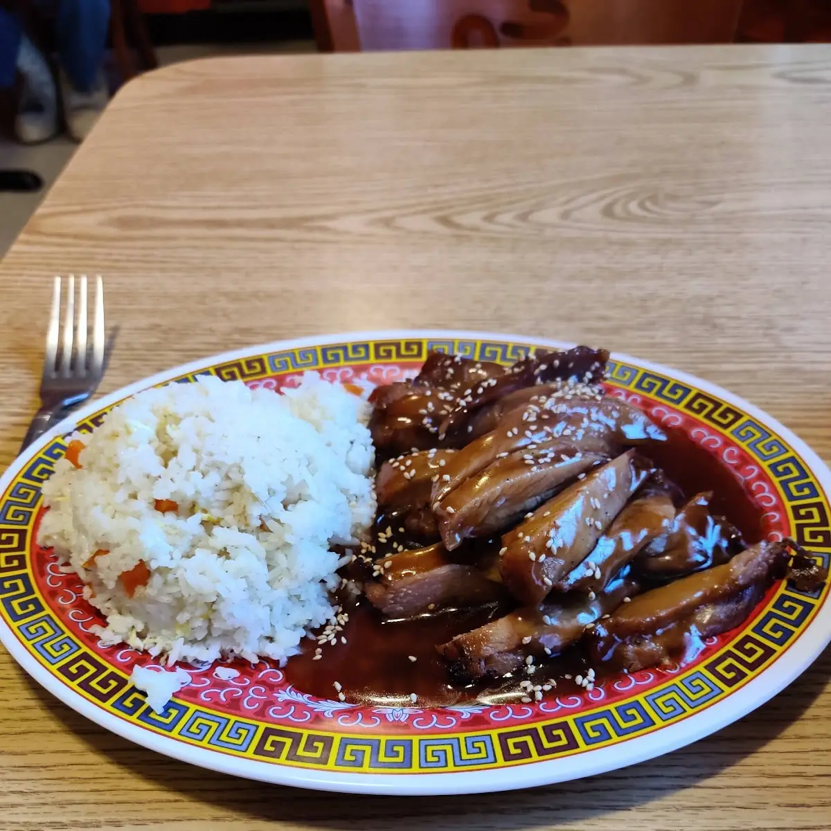 Teriyaki Chicken and Fried Rice