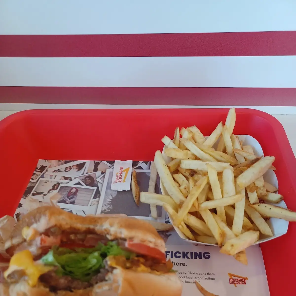 Cheese Burger with Fries