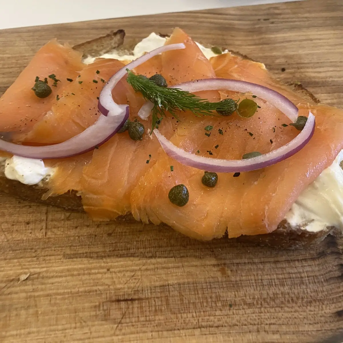 Smoked Salmon Toast