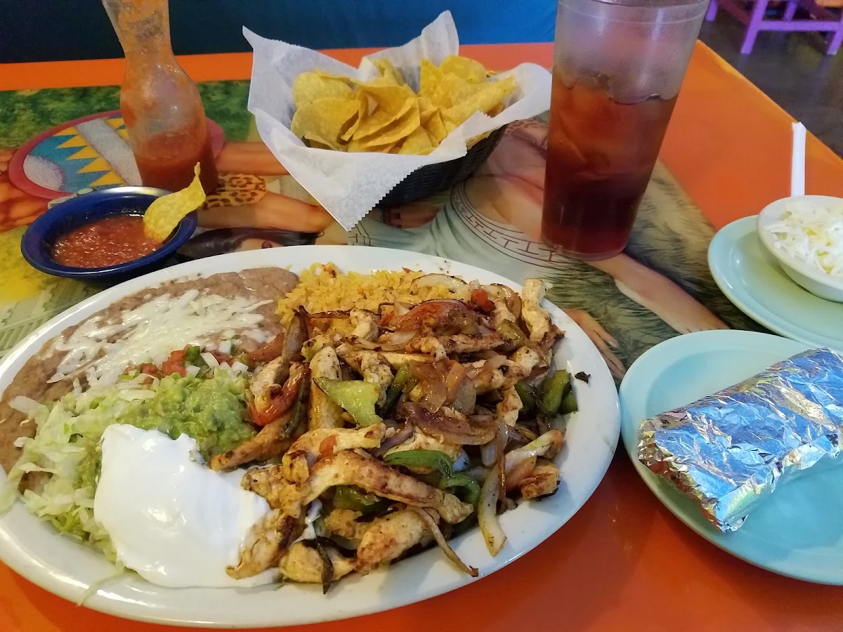 Lunch Chicken Fajitas for One