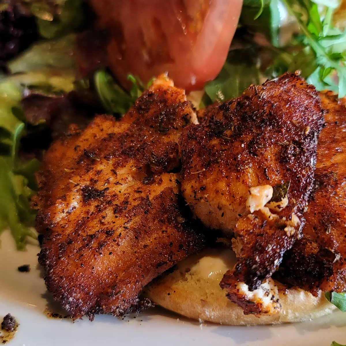 Blackened Salmon Sandwich
