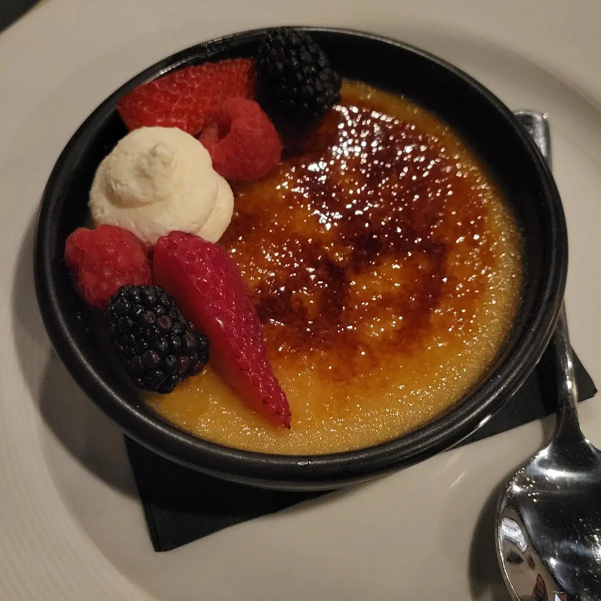 Maple Bourbon Creme Brulee