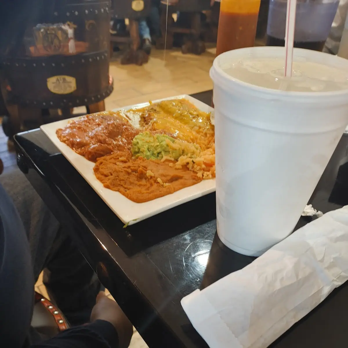 Enchilada w Rice & Beans