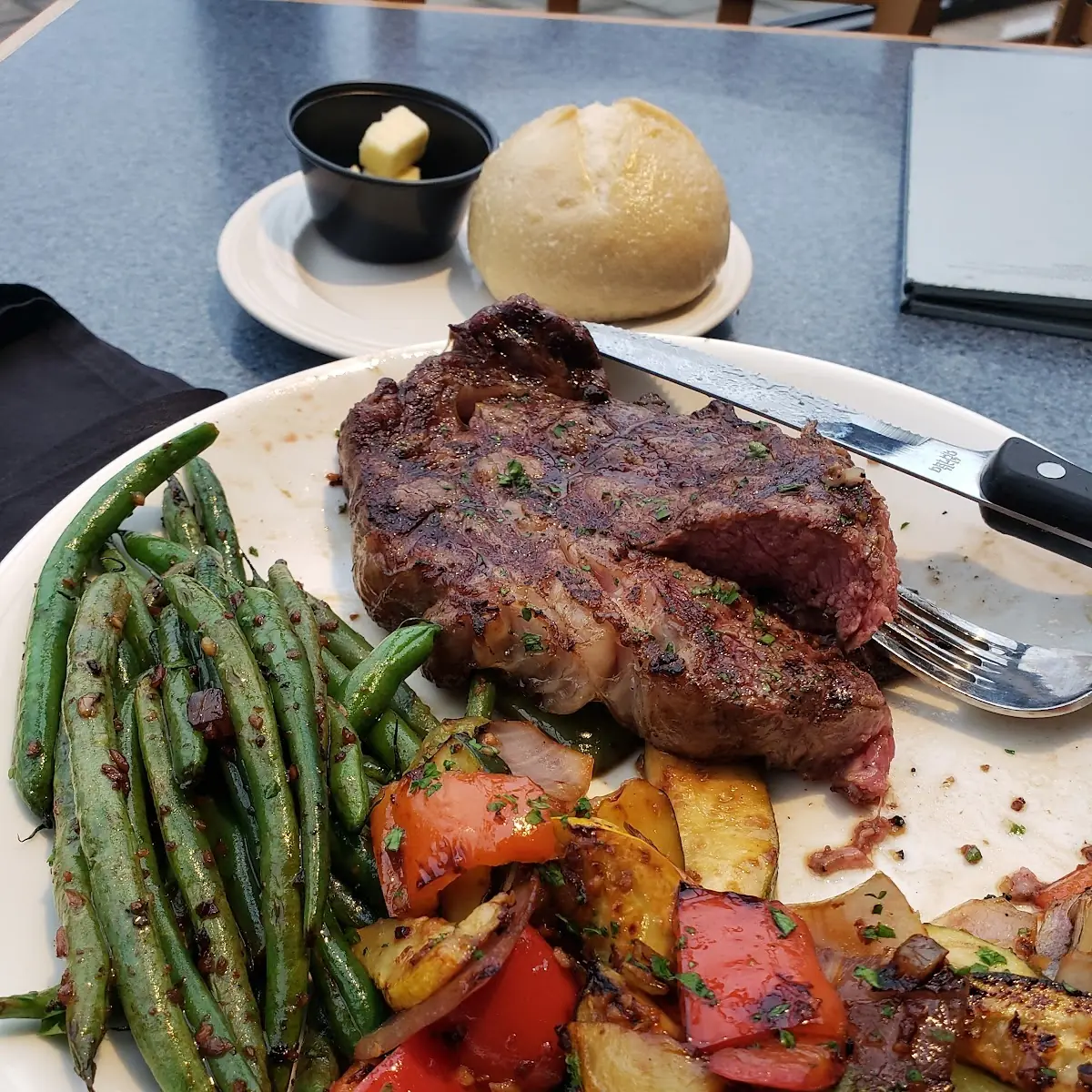 Steak & Grilled Vegetables