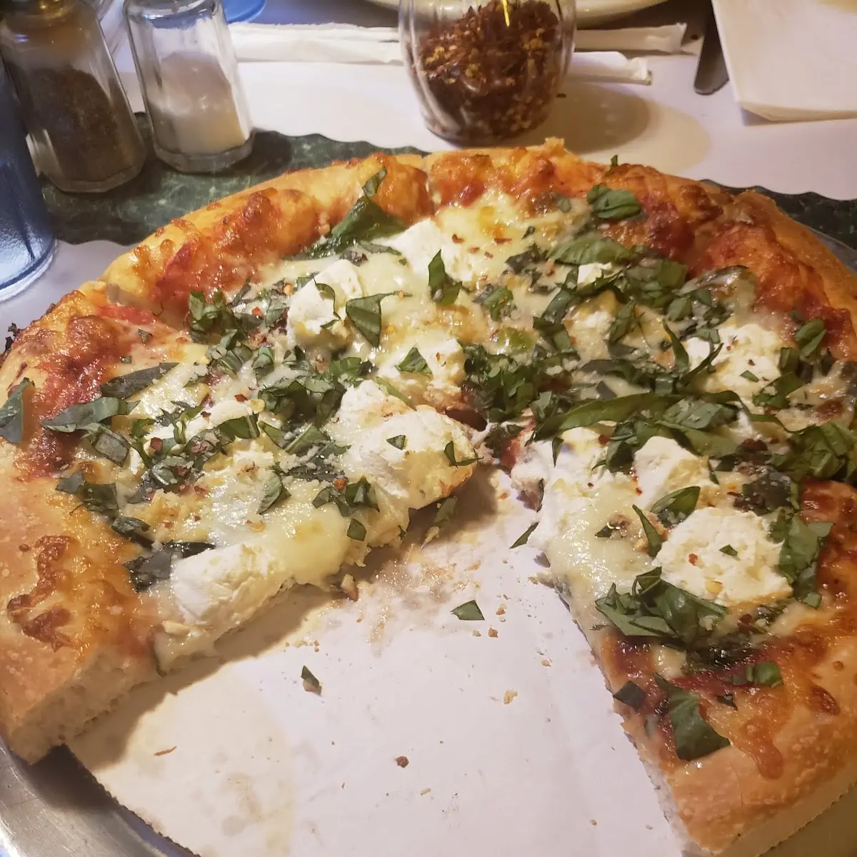 White Pizza Slice